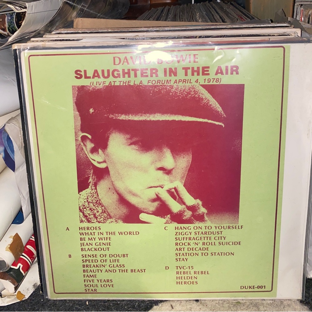 David bowie vinyl slaughter in the air sealed new